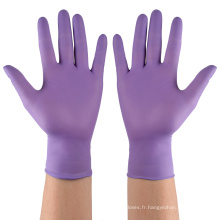 Gants en nitrile d&#39;examen sans poudre jetables